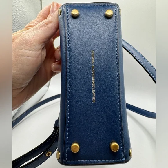 COACH Mini Cashin Tote with Rivets Crossbody Strap - Picture 8 of 17